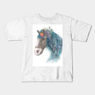 Mackinac Island Spring Horse Kids T-Shirt